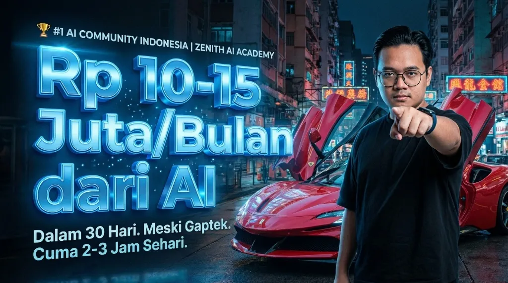 Rp 10-15 Juta/Bulan dari AI - Zenith AI Academy